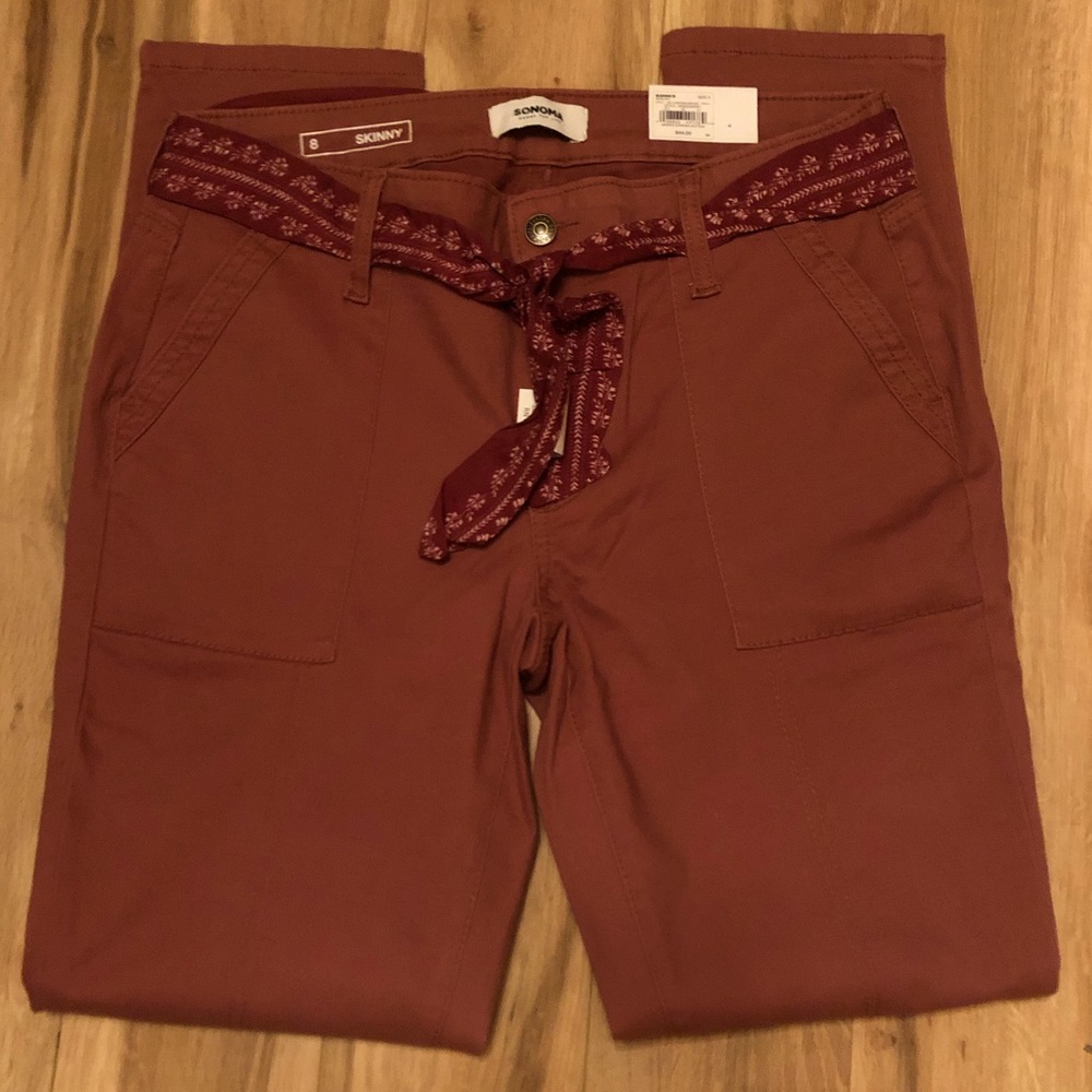 Mid rise skinny jeans; Sonoma Junior/women’s size8